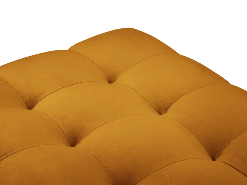 Cosmopolitan Design - Panca "Bali" 2 posti in velluto giallo 