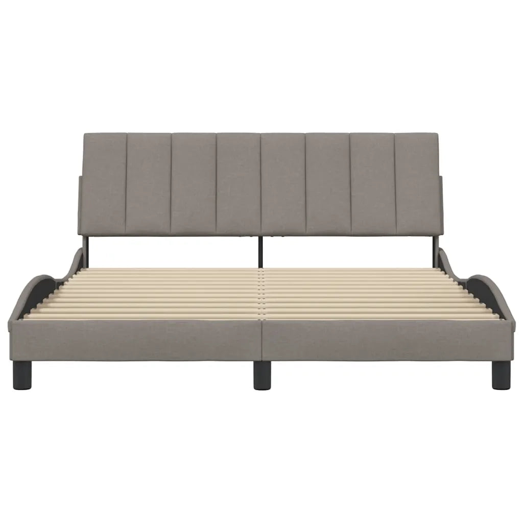 Giroletto senza Materasso Hanko Tortora 160x200 cm in Tessuto 3310402