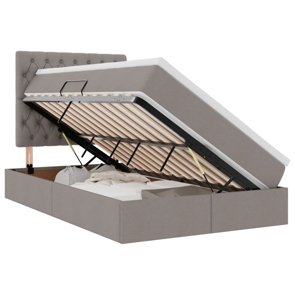 Letto con contenitore e LED Talpa 120 x 200 cm Poliestere 3372474