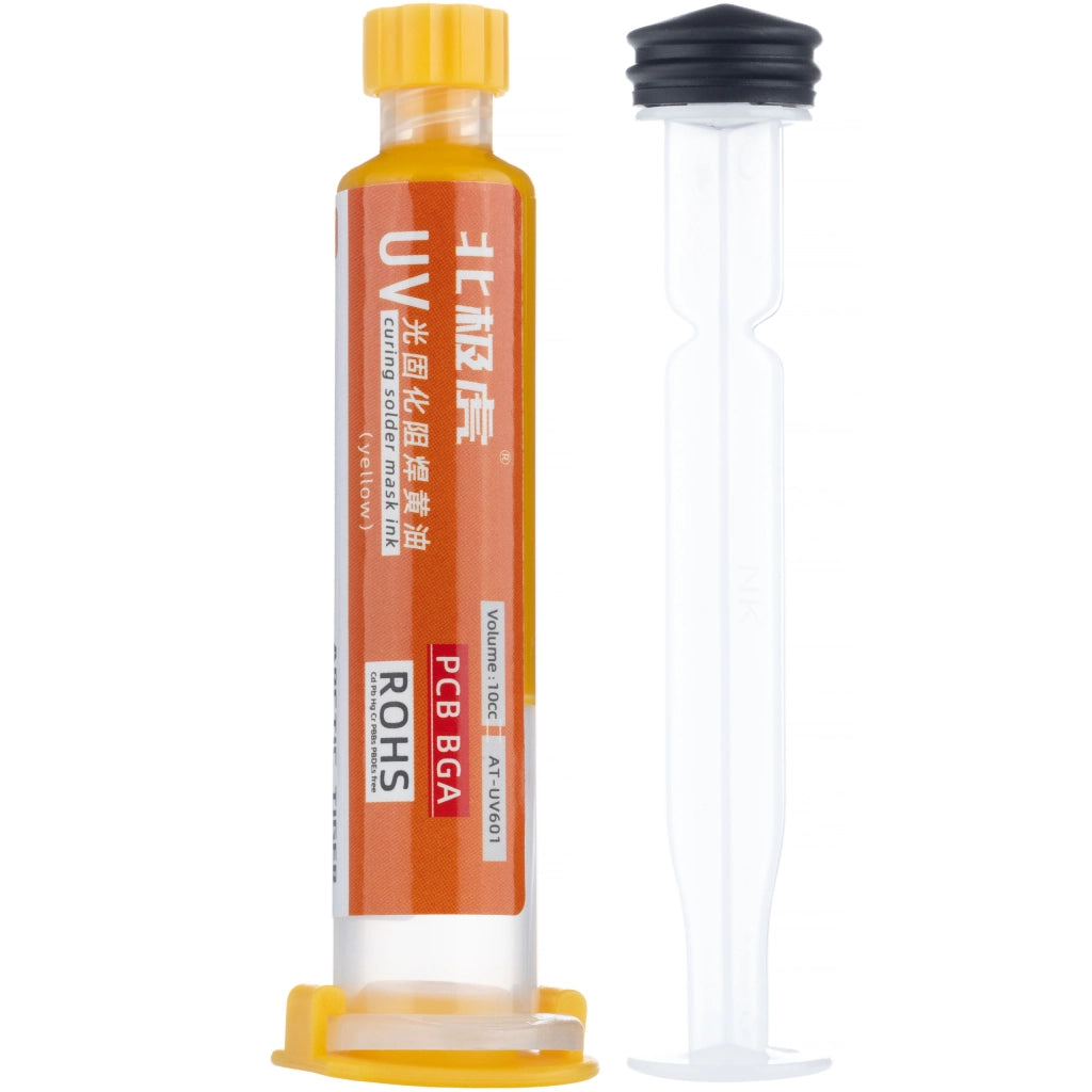 Soldermaska UV Arancione 10ml – Protezione PCB | Non Conduttiva, Rapida Polimerizzazione
