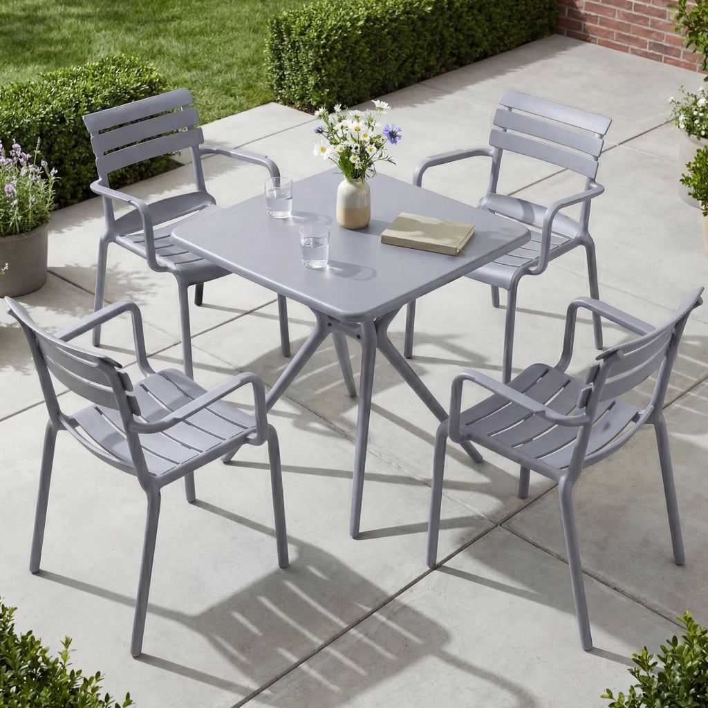 Gartenmцbel-Set Avena mit 4 Stьhlen