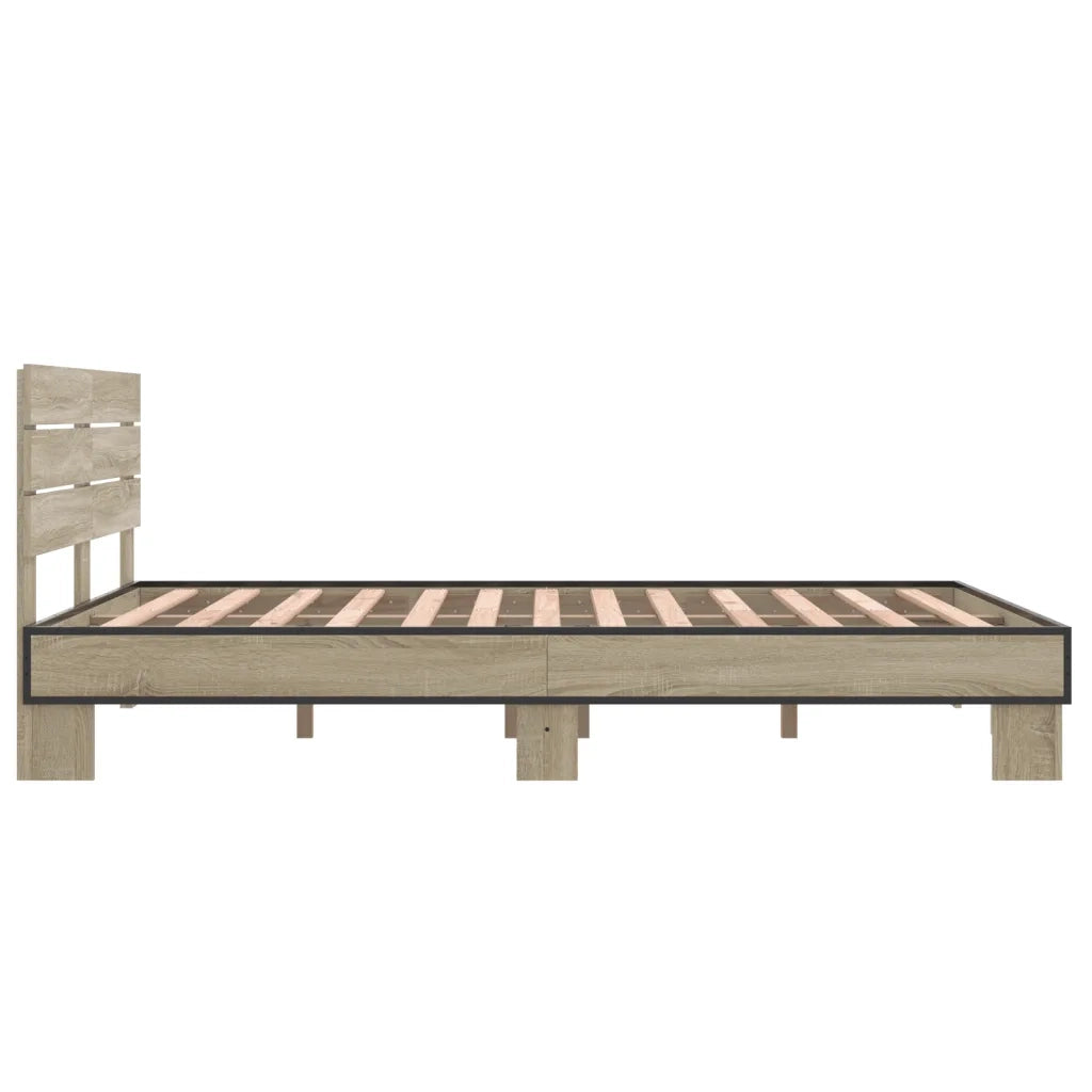 Giroletto Rovere Sonoma 120x200 cm in Legno Multistrato Metallo 3280153