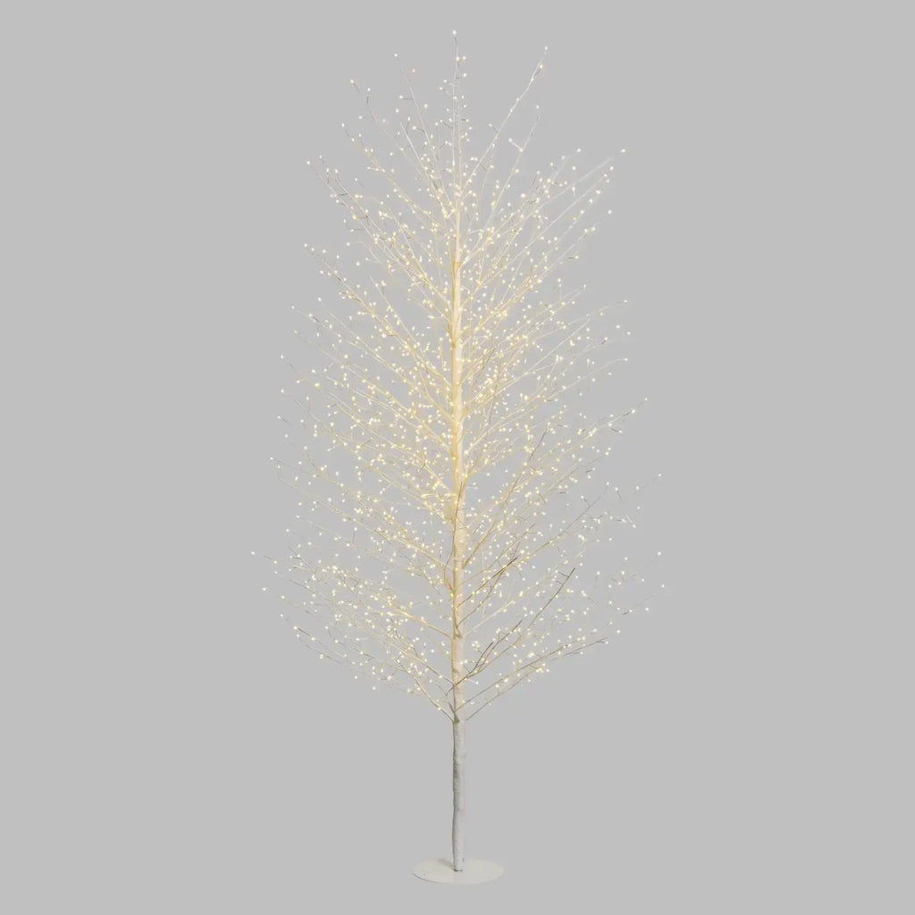 Albero Ramo TIGLIO Bianco H230 cm 1560 MicroLED