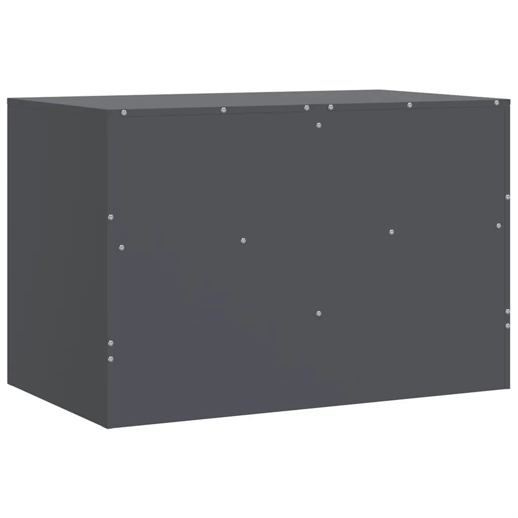 Mobile TV Antracite 67x39x44 cm in Acciaio 841743