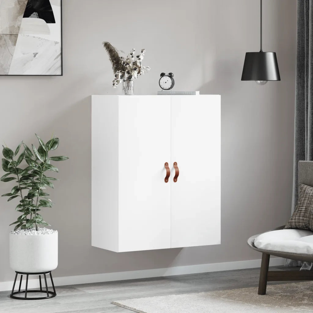 Armadietto a Muro | Mobile a Parete Bianco 69,5x34x90 cm