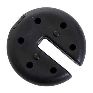 Base per Gazebo 4 pezzi Riempito con Cemento 2.3kg Ø20x4.5 cm