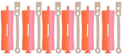 Set di spazzole per capelli con elastico - 8 pezzi - materiale ABS/resina - diverse misure - adatto per capelli asciutti/umidi - 9 x 2,4 cm