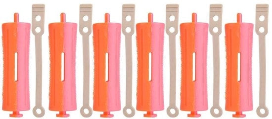 Set di spazzole per capelli con elastico - 8 pezzi - materiale ABS/resina - diverse misure - adatto per capelli asciutti/umidi - 9 x 2,4 cm