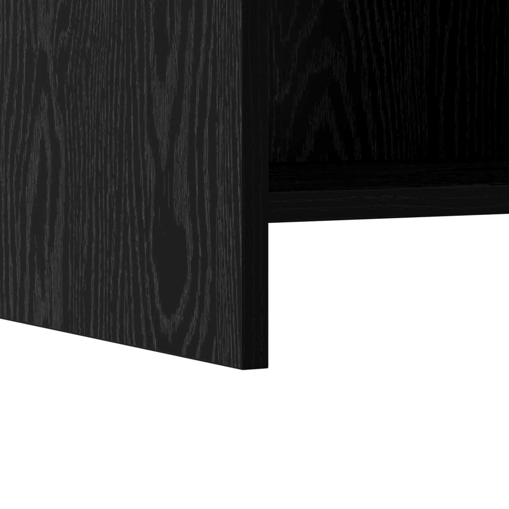 Credenza Rovere Nero 40 x 36 x 80 cm Legno ingegnerizzato 8011068