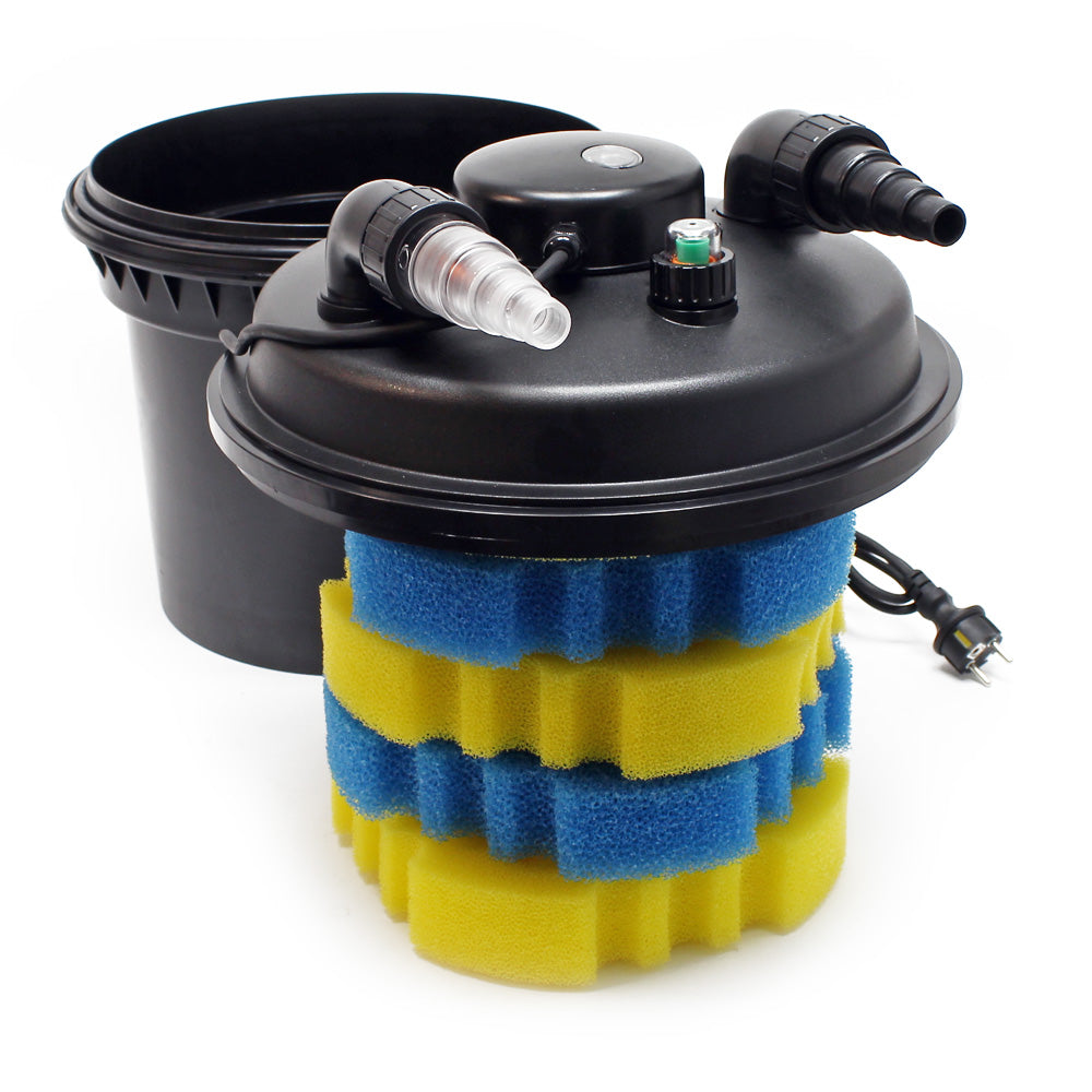 CPF-280 SET 8000l 11W UVC NEO2800 Pompe Tubo Set per Laghetti