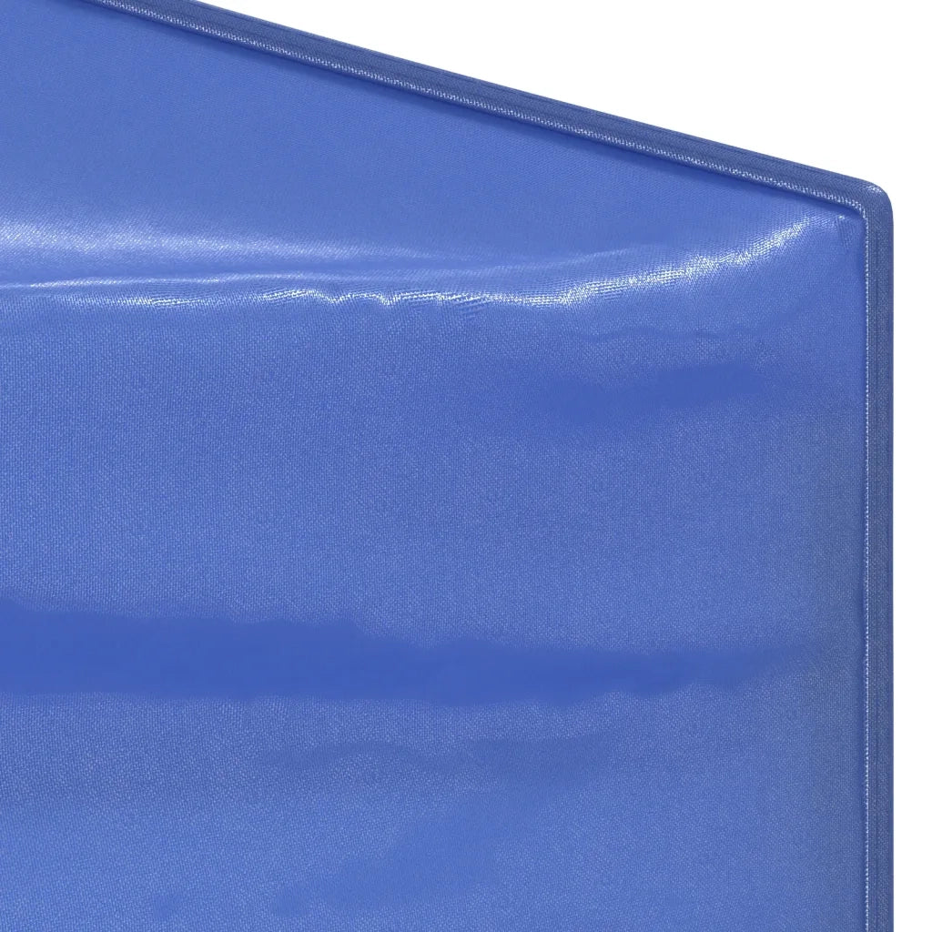 Tenda per Feste Pieghevole-Tenda Gazebo Blu 3x6 m