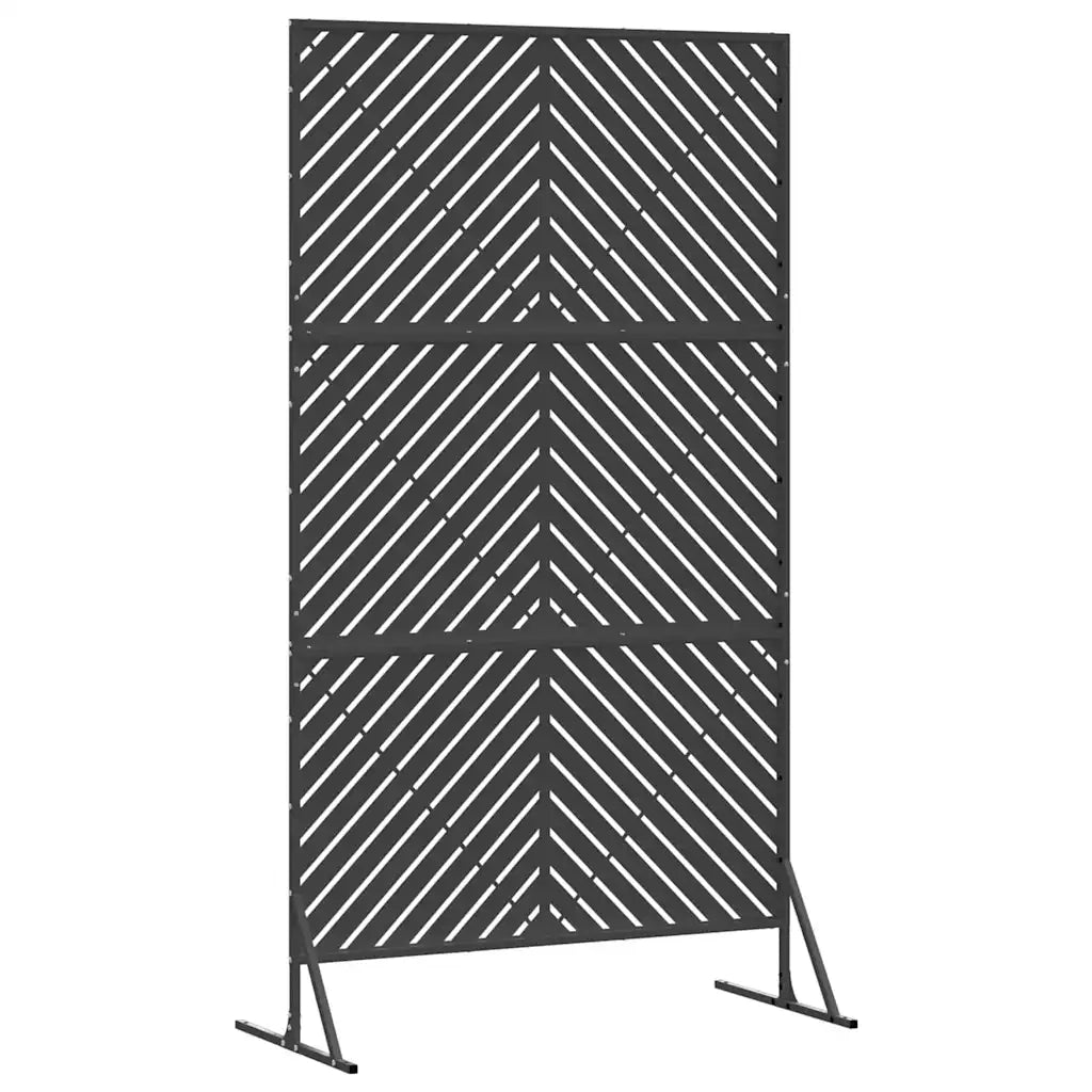 Schermo per Privacy Nero 100 x 50 x 180 cm Acciaio CFW4063179