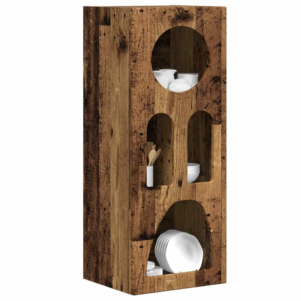 Credenza-Buffet-Armadio da cucina Legno vecchio 40 x 35 x 100.5 cm Legno multistrato