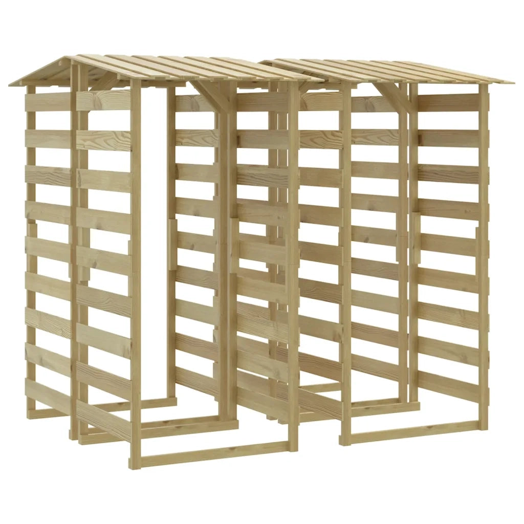 Pergole con Tetto 4 pz 100x90x200 cm Legno di Pino Impregnato 3096650