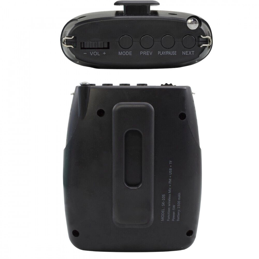 Amplificatore Vocale Portatile Archetto Animatore Usb Radio Fm Spettacoli SK-105