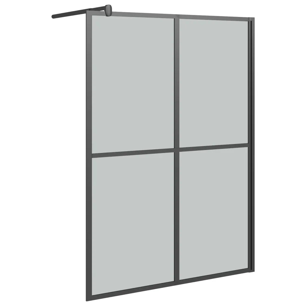 Cabina Doccia 140x195 cm con Vetro Temperato Scuro 151888