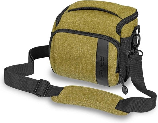 Borsa per Fotocamera Verde 19 x 17 x 15 cm - Tas per Fotocamera Spiegel Reflex - Borsa per Fotocamera con Spalla - Borsa per Fotocamera Systeem