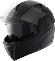 Casco da Motociclista, Senza Protezione Facciale, con ABS Smart Road e Alta Densità, Compatibile con Bluetooth, Lenti Interchangeabili, per Adolescenti e Adulti, Dimensioni 345 x 279 x 255 mm