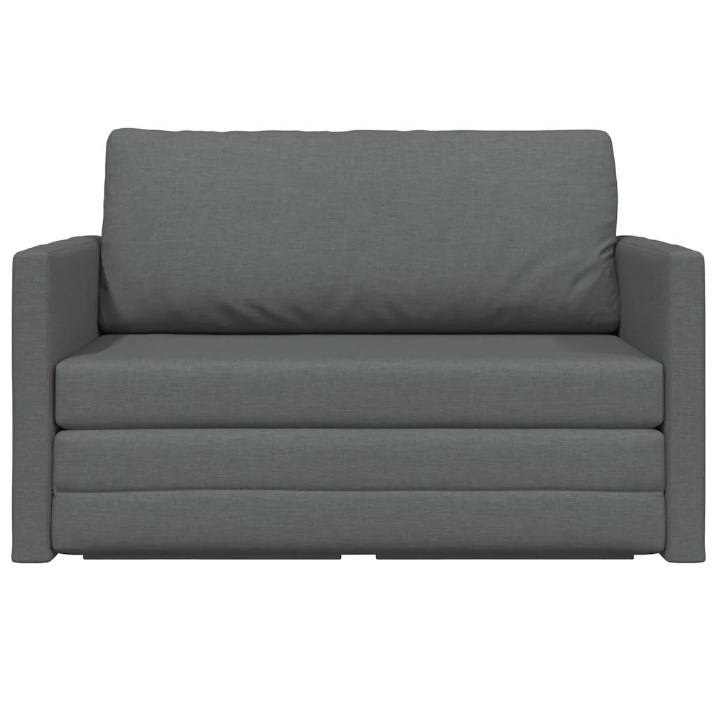 Divano letto 110cm Grigio scuro Tessuto 4106692