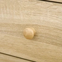 Scrivania da PC per Ufficio con Scaffali, Cassetti e Ripiano Testiera in Legno, 125x60x74cm