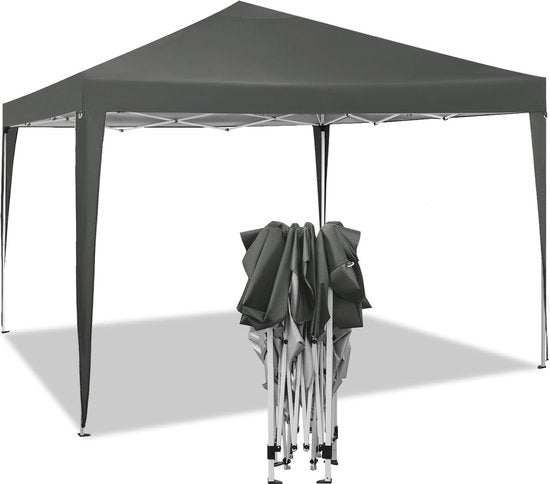 Pergola Esterna - 3x3m - Installazione Facile con Altezza Regolabile - Resistente all'Acqua e alle Radiazioni UV - Robusto e Anticorrosivo