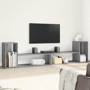 Mobili TV 2 pz Grigio Sonoma 100x30x50 cm in Legno Multistrato 840798