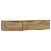 Armadietto a Muro | Mobile a Parete Rovere Artigianale 102x30x20 cm in Truciolato