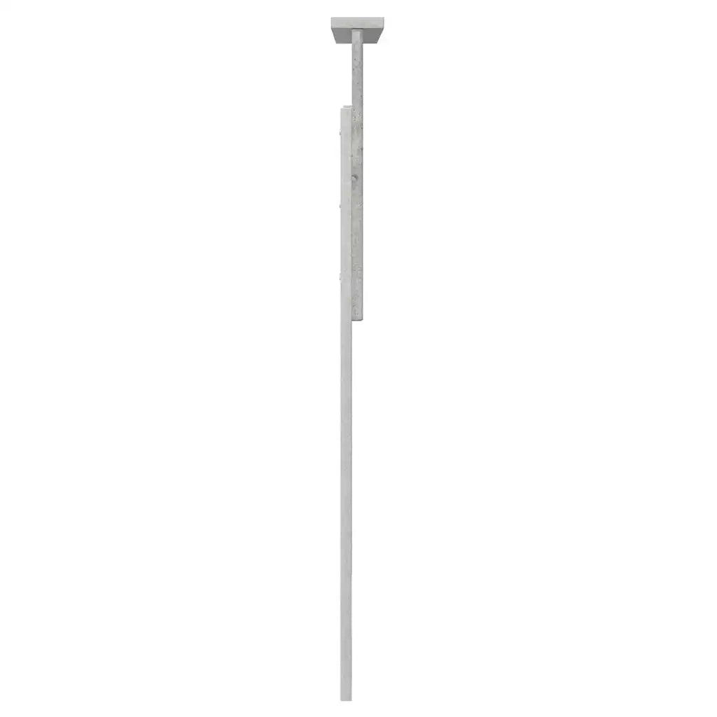 Testiera-Testata-Testiera Decorativa Grigio cemento 80 cm Legno multistrato 492172