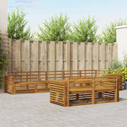 Set di divani da esterno 8 pcs Naturale