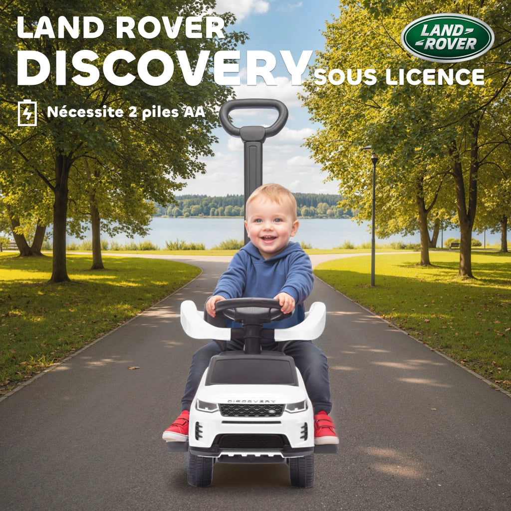 Portagiochi per Bambini Land Rover Discovery ¨C zephmum ¨C Bianco 84x40x94,5cm