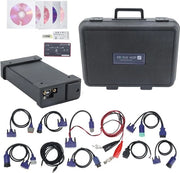 Cinturino di lavoro con box diagnostica per New Holland, supporto K-Line, cavo J2534, tecnologia DPA 5, compatibilità con strumenti elettronici.