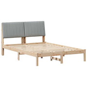 Letto matrimoniale | Letto per adulti | Struttura del letto Marrone 135 x 190 cm Pino massello