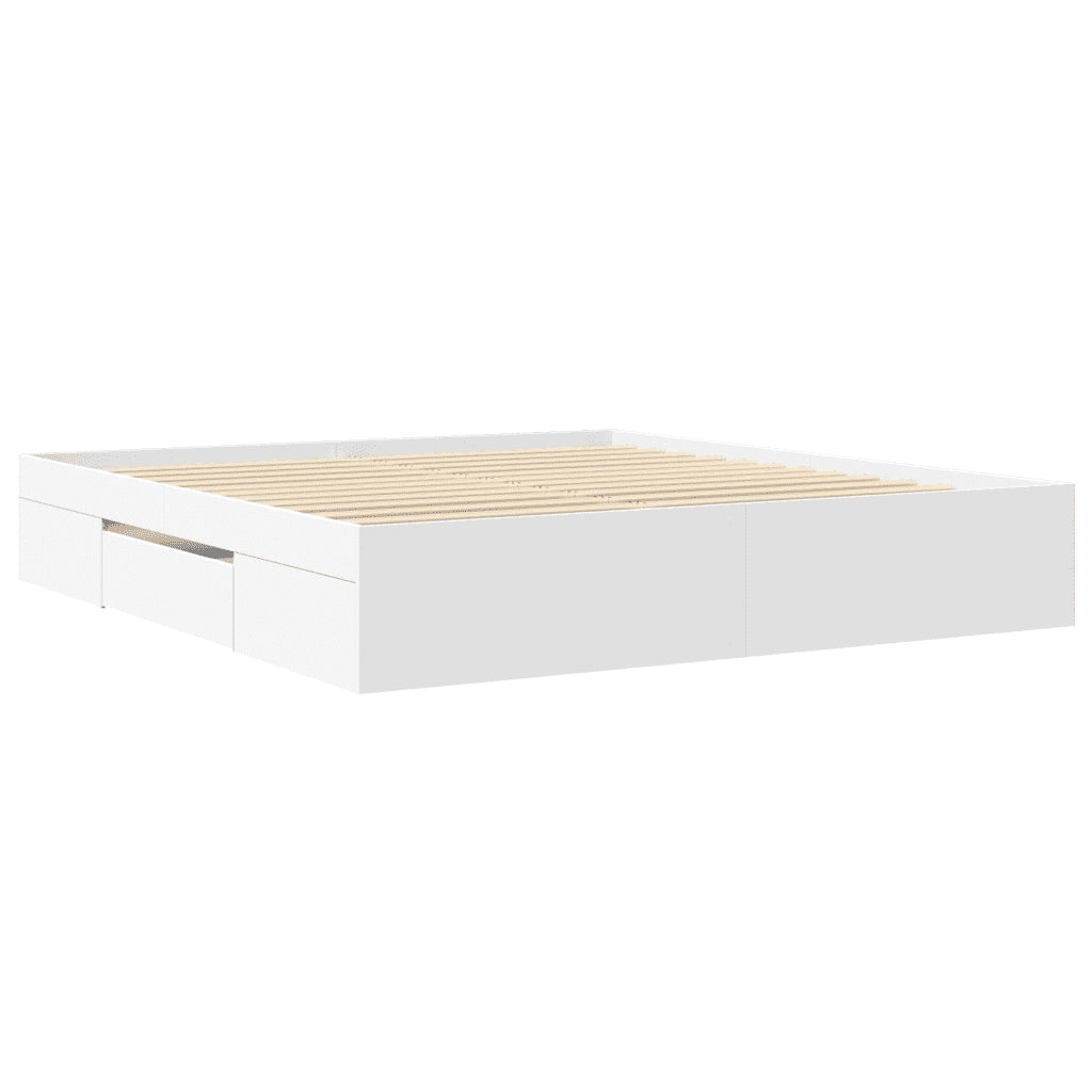 Giroletto senza Materasso Bianco 180x200 cm Legno Multistrato 3295450