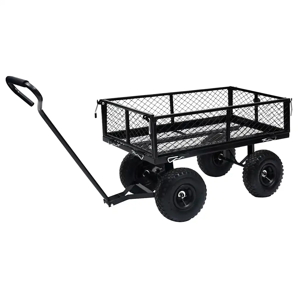 Carrello a Mano da Giardino Nero 250 kg CFW3504610