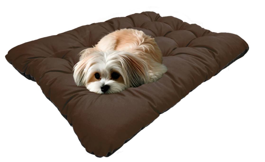 AIO FACTORY 100x70 cm PRESTIGE Cuccia per cani impermeabile personalizzabile Marrone
