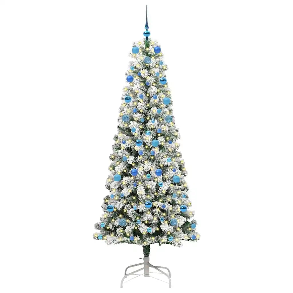 Albero di Natale Artificiale con Rami Pieghevoli 210 cm