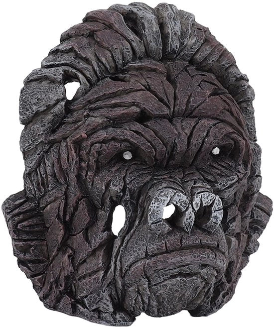 Scultura di Testa di Gorilla - Decorazione Interna - 16 x 16 cm