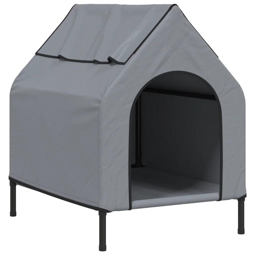Cuccia per Cani Grigio Chiaro in Tessuto Oxford e Acciaio CFW2178266