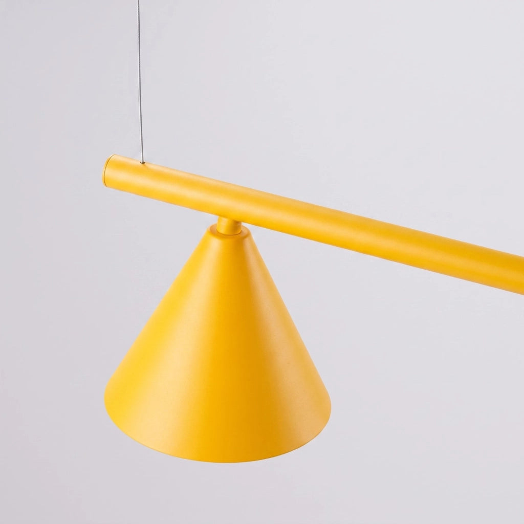 Lampadario NOX 4L giallo