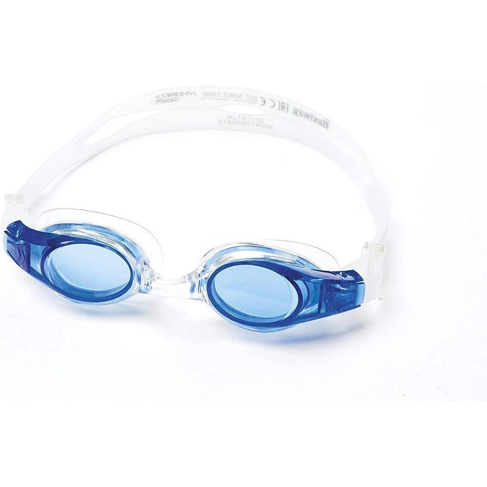 Trade Shop - Occhialini Da Nuoto Wave 3-6 Anni In Silicone Con Protezione Uv 3 Colori 21062 -