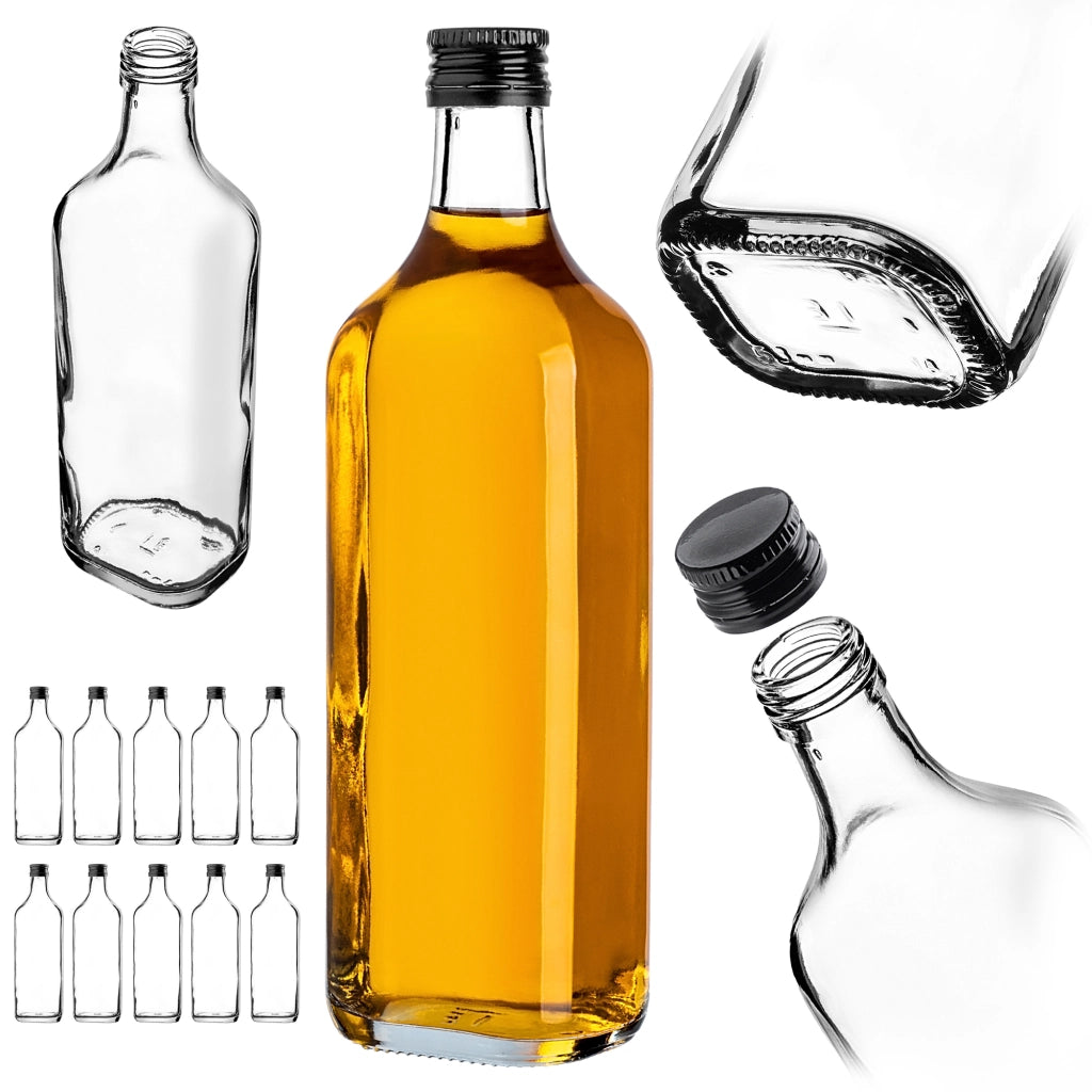KADAX Butelka WHISKY500 500ml pakiet 10szt z zakrę