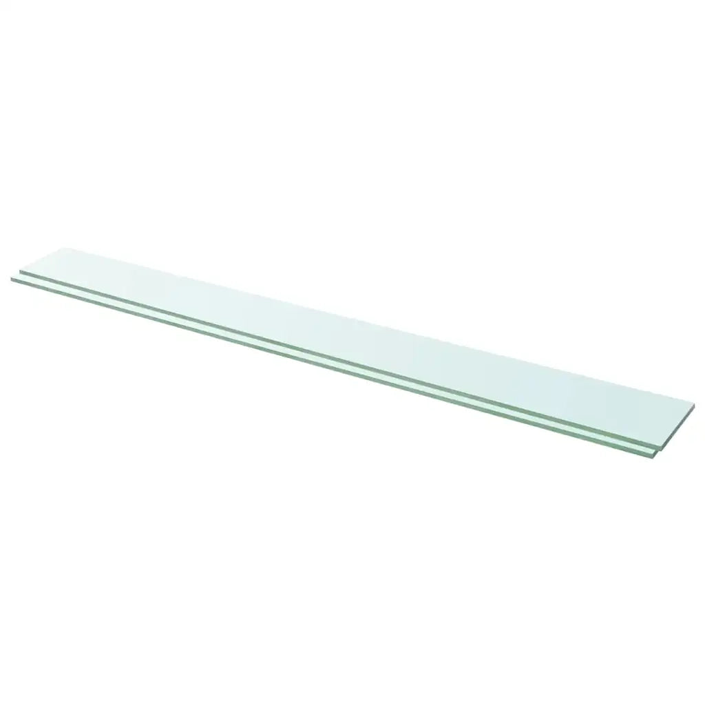 Mensole in Vetro Trasparente 2 pz 110x12 cm 3051587