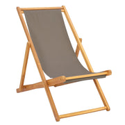 Sedia da Giardino | Sedia da spiaggia Tortora Legno di teak solido