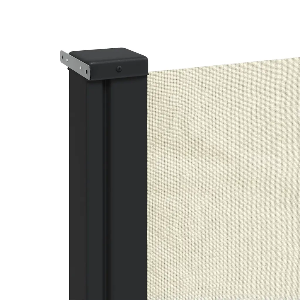 Tenda da Sole Laterale Retrattile-Tenda parasole per balcone per giardino Crema 200x300 cm