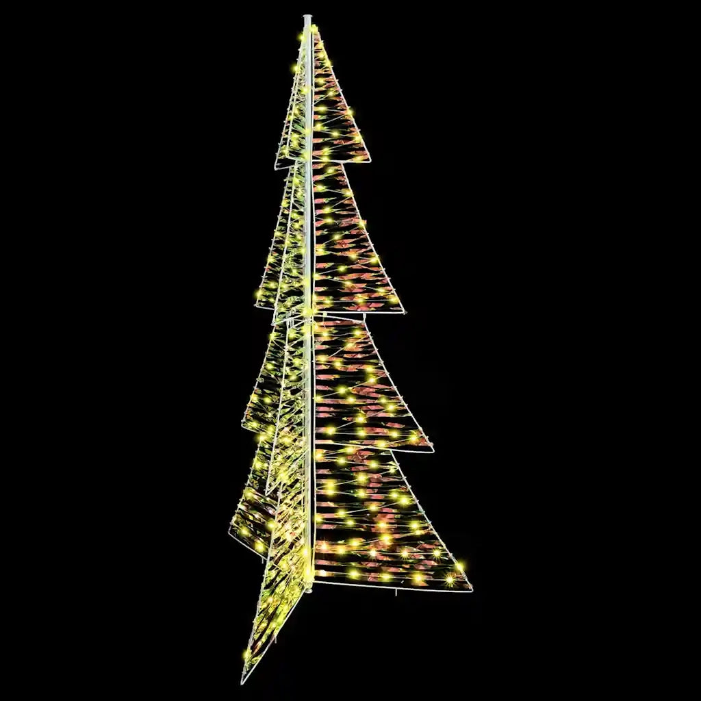 Albero di Natale con 240 LED-Luci decorative natalizie Bianco caldo 180 cm PET 421183