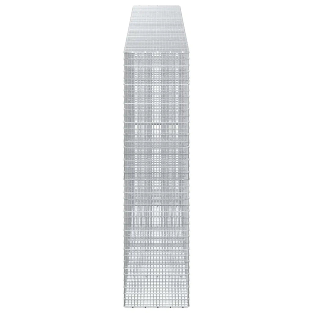 Gabione con filo da 3,5 mm e rete da 5x2,5 cm 500x50x200 cm 3461908