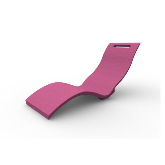 Sdraio Chaise Longe Lettino Prendisole In Polietilene Colore Fuxia Cv-S010/4003
