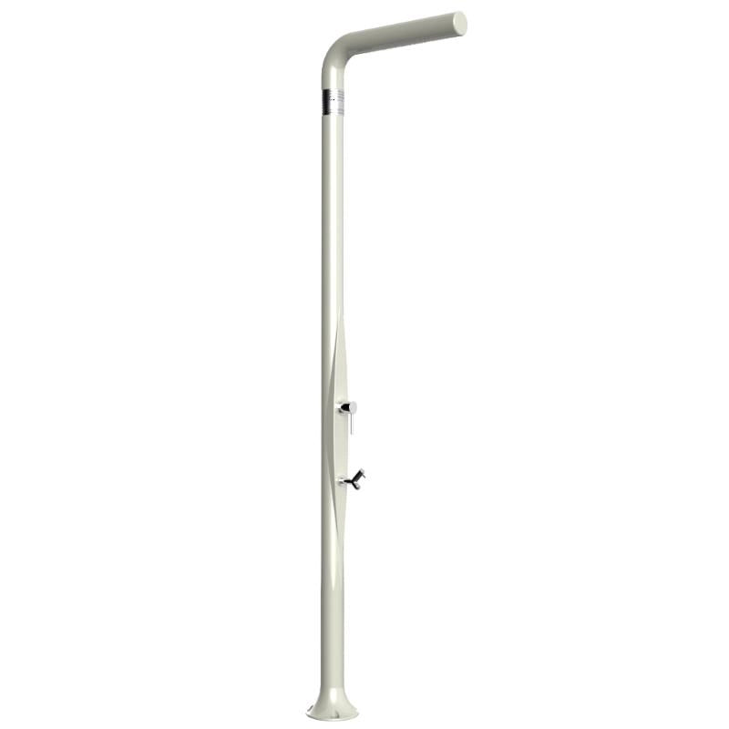 Doccia Tradizionale In Polietilene Funny Yang Top Line Con Lavapiedi Colore Perla Bianca Cv-T225-Tl/9400