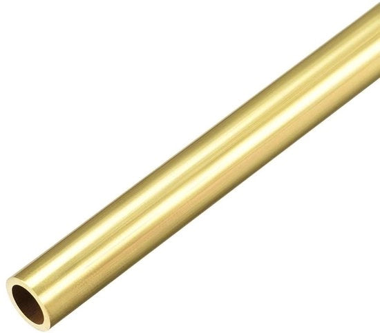 Buis di rame 300 mm - Buis rotondo senza saldatura - Diametro esterno 9 mm - Diametro interno 1 mm - Rame di alta qualità - Resistente allo shock e duraturo - Buis di rame in acciaio inossidabile