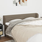 Testiera ad Orecchio-Testata con Orecchie Tortora 163x23x78/88 cm in Tessuto 823858